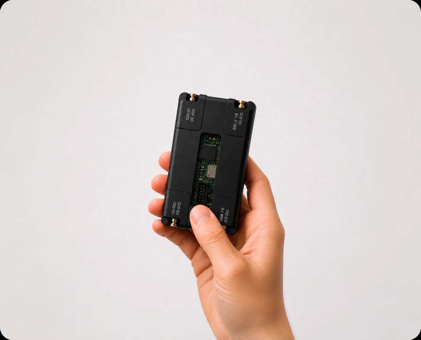 Visual de un candado AnamSeals con su hardware integrado